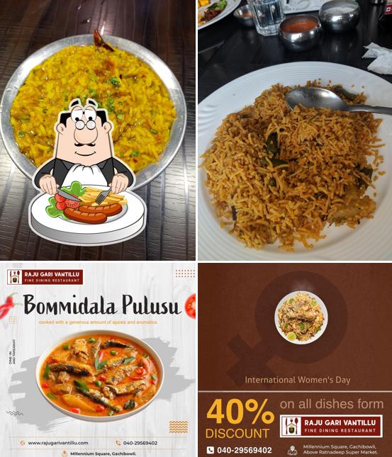 Meals at Raju Gari Vantillu