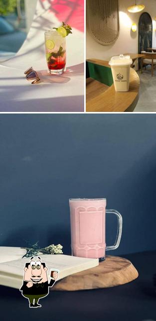 Enjoy a beverage at Better Beans