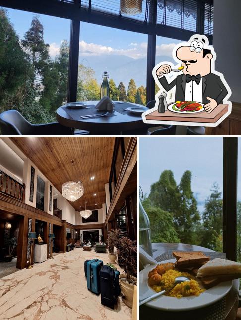 The image of food and interior at Grains Pure Veg by Udaan Pine Crest, Pelling