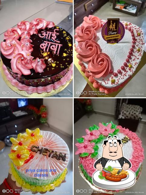 Meals at Priya's cakes and classes