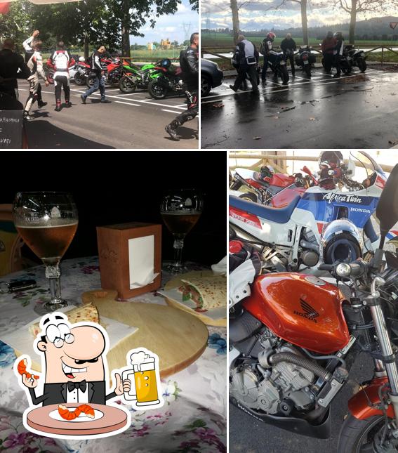 Puoi goderti un rinfrescante bicchiere di birra chiara o scura