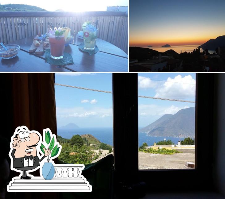 La foto di esterno e bevanda da Ristorante A Menza Quartara Di Nunziata Natoli