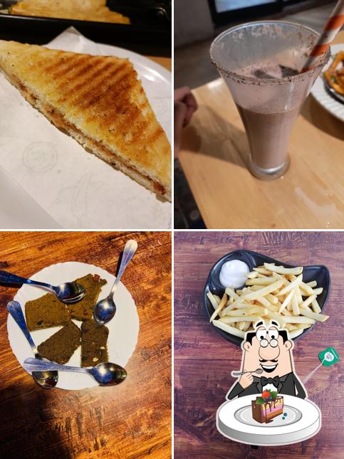 Chocolate cake at The Backyard Cafe 'N' Bistro