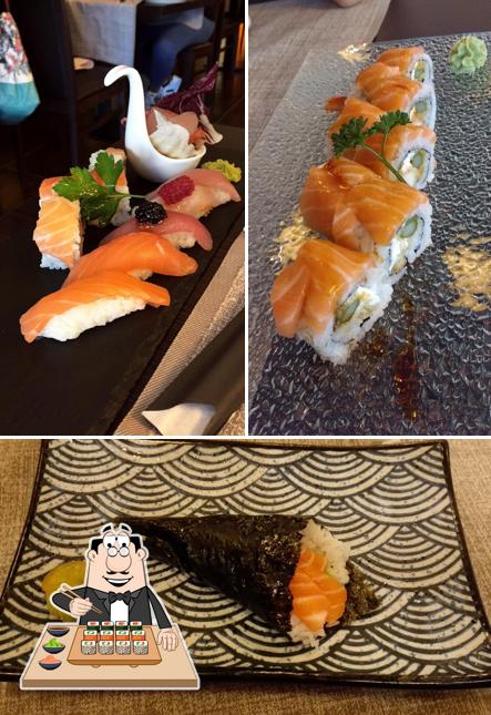 Prenditi le varie opzioni di sushi