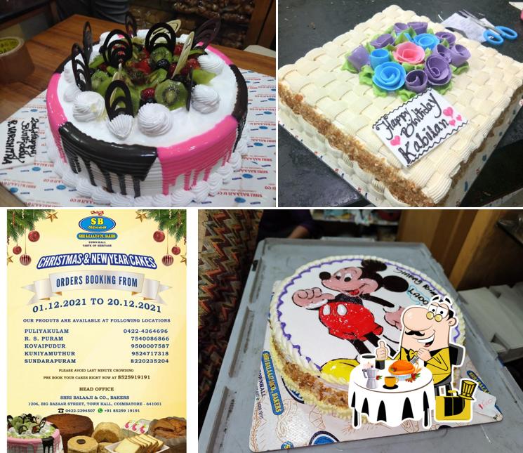 Food at Shri Balaaji & Co bakers