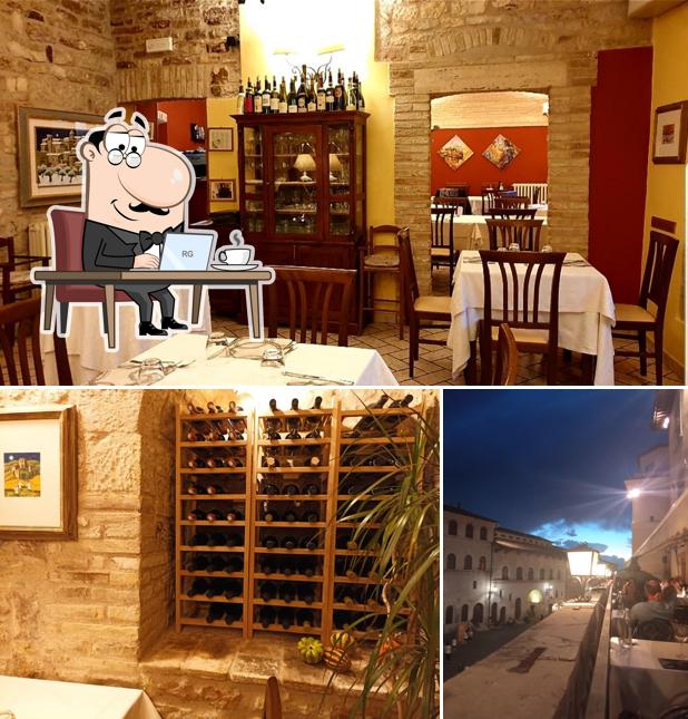 Gli interni di Taverna dei Consoli