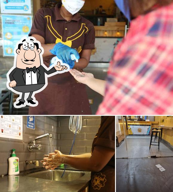 The interior of The Belgian Waffle Co