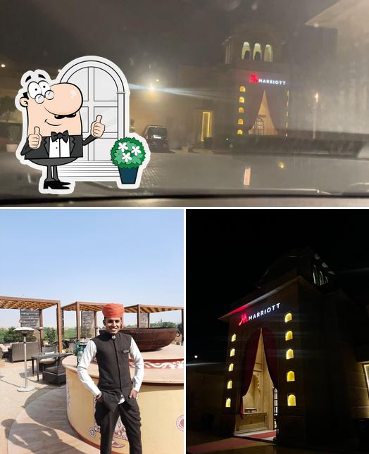 The exterior of Wyra - Rooftop Restaurant in Jaisalmer