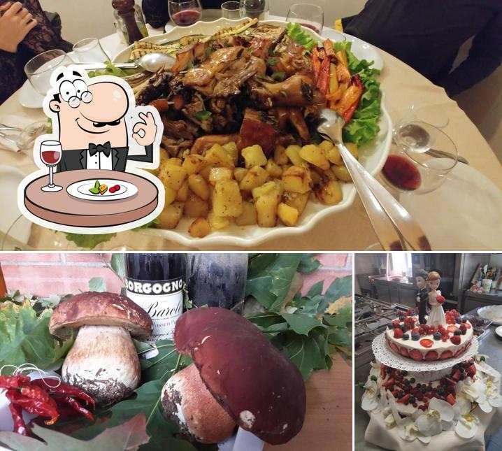 Cibo al osteria degli obici