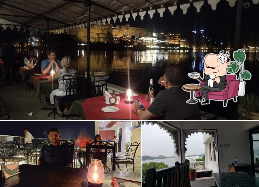 Take a seat at one of the tables at Bluemoon Kinaraz