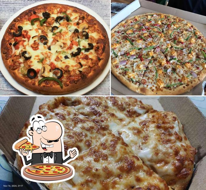 Order various variants of pizza