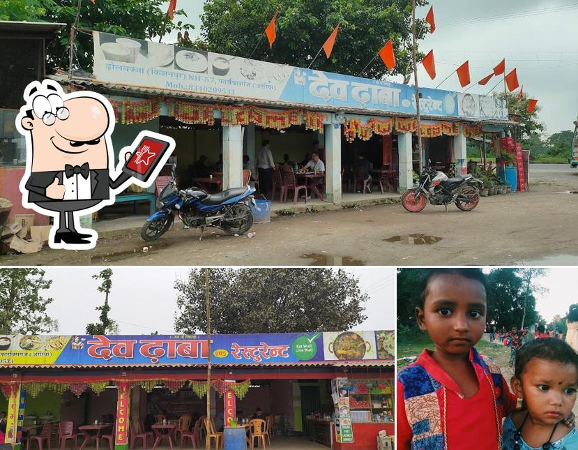 Enjoy the view at the outside area of Dev dhaba