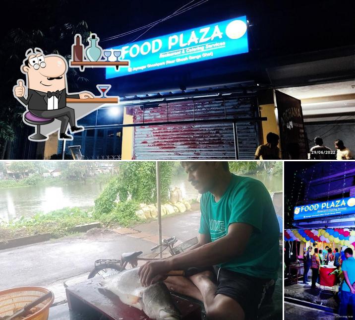 The interior of Food Plaza