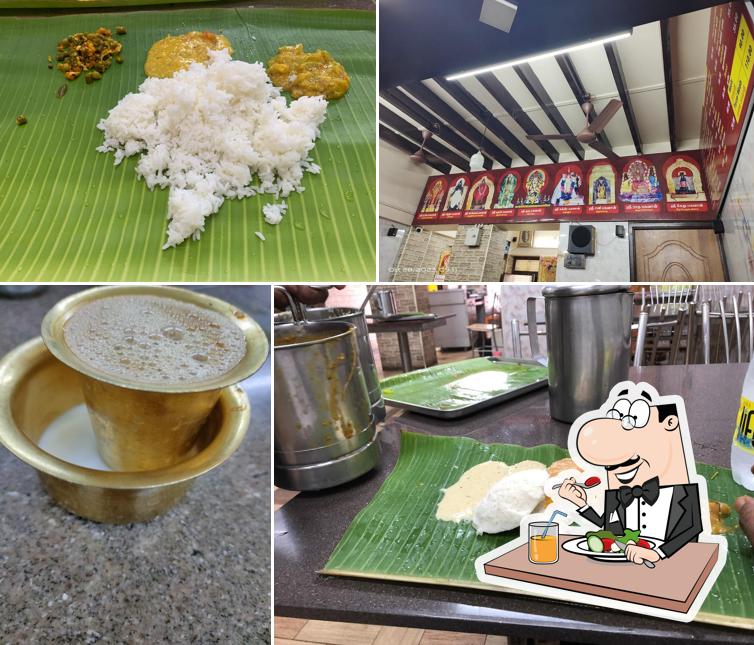 Food at Mangalambiga Coffee and Tiffin Center