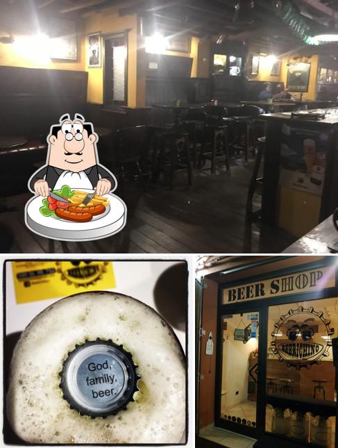 La immagine di cibo e bancone da bar da Beerichino