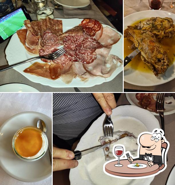 Platti al Trattoria Re Di Coppe Pizzeria