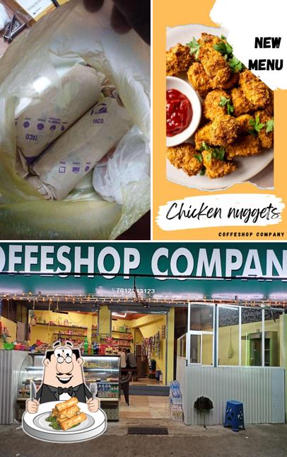 Spring rolls at Coffeshop company