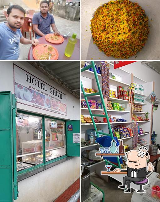 The interior of Hotel Shivji - Breakfast & Evening Snacks Center