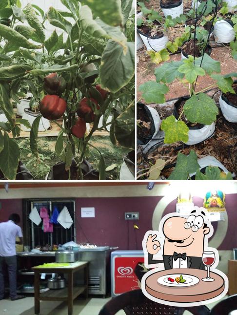 Among various things one can find food and interior at Hotel Udhayas