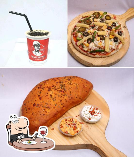 The restaurant's food and beverage
