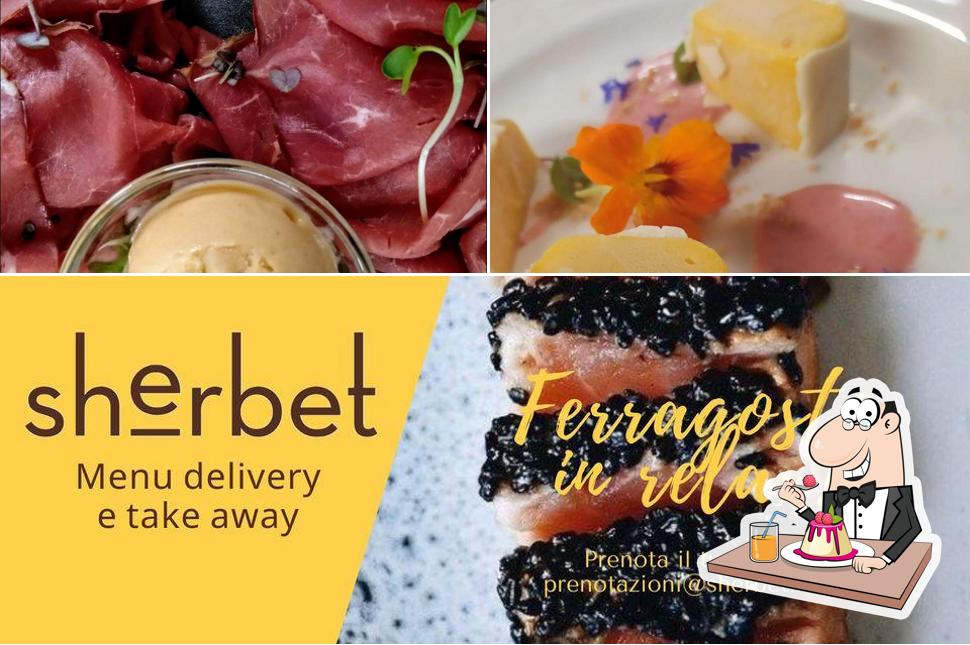 Sherbet ristorante offre un'ampia gamma di dessert