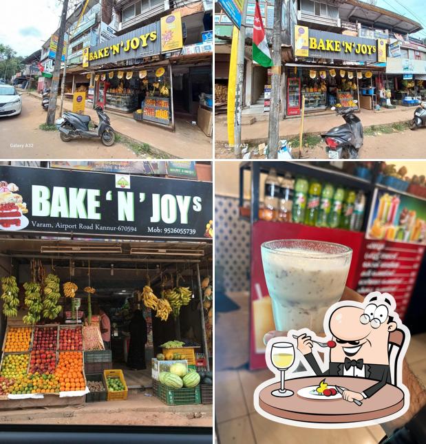 Among different things one can find food and exterior at Bake N Joy