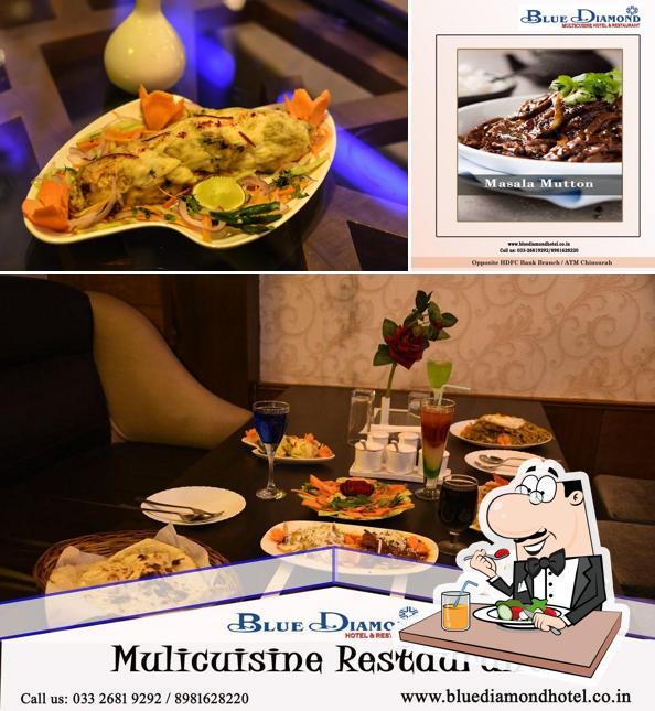 Food at Blue Diamond Hotel and Restaurant