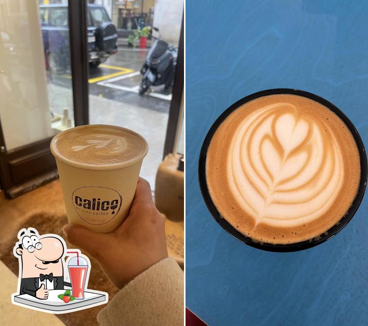Café Calico propone un'ampia gamma di drink