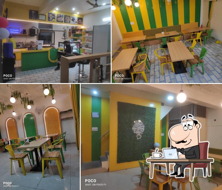 The interior of Cheesy Crazy Cafe / Mumma's Bakery & Sweets