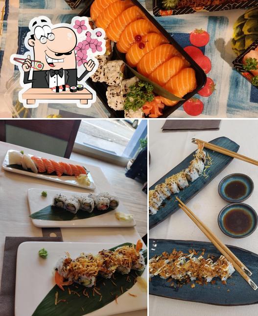 Scegli le varie opzioni di sushi