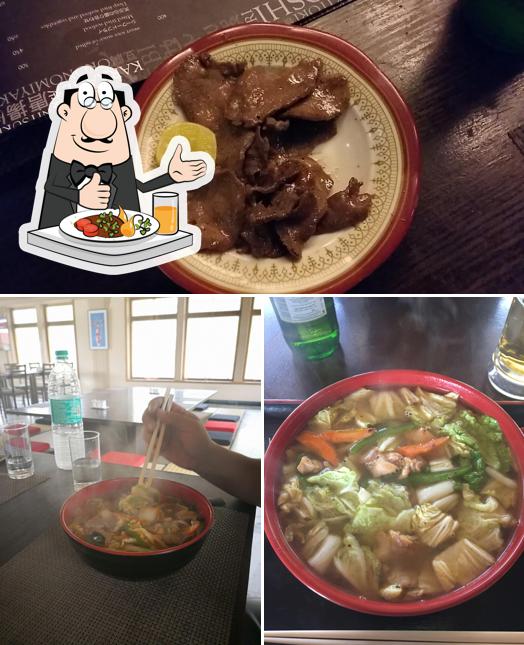 Food at Moshi Moshi Japanese Restaurant