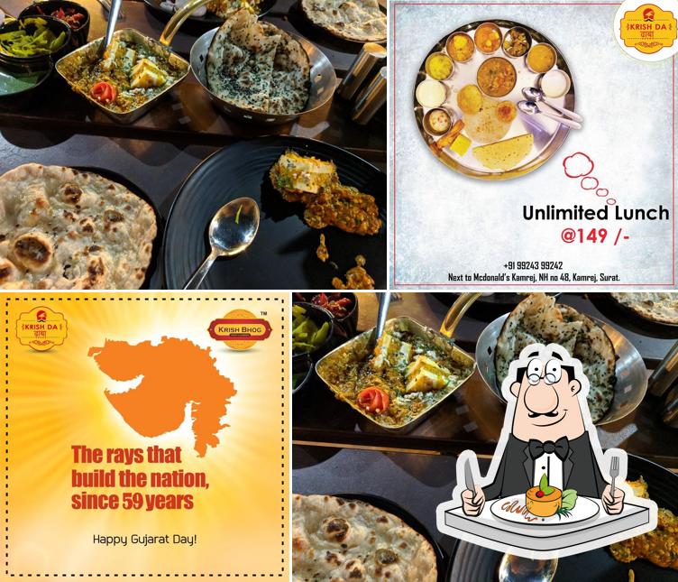 Meals at Krish da dhaba