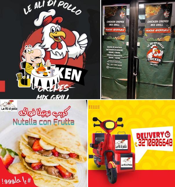 Platti al LE ALI DI POLLO CHICKEN CREPE