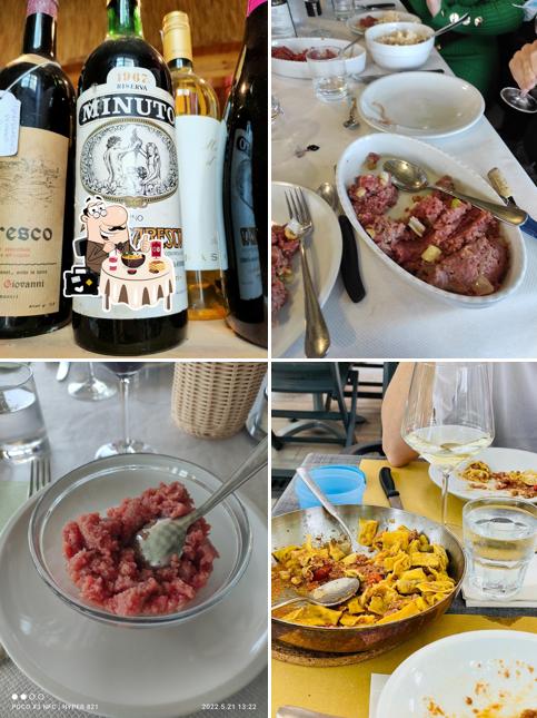 Cibo al Trattoria Enoteca Madonna Di Como