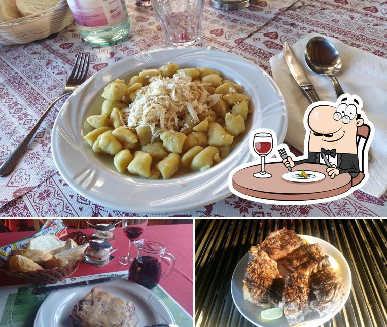Cibo al Ristorante Baita Monte Lisser