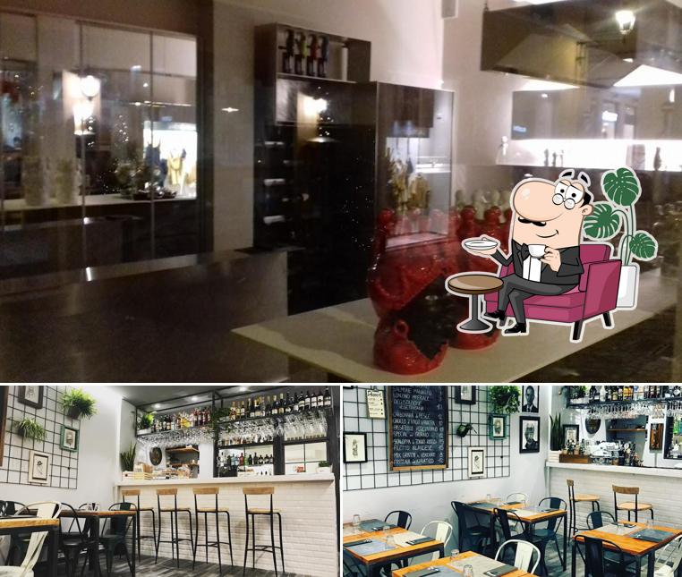 Guarda la immagine che raffigura la interni e cibo di Fanin Bistrot