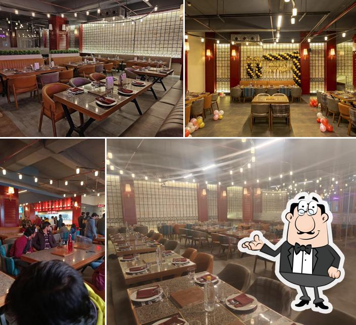 The interior of Moti Mahal Barbecues