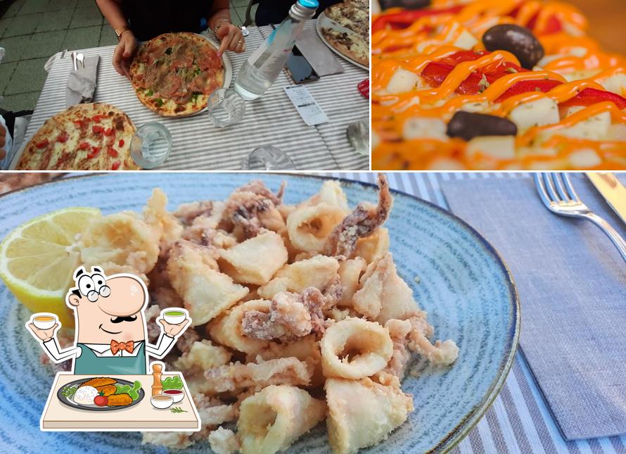 Calamari fritti al Pizzeria La Rocca