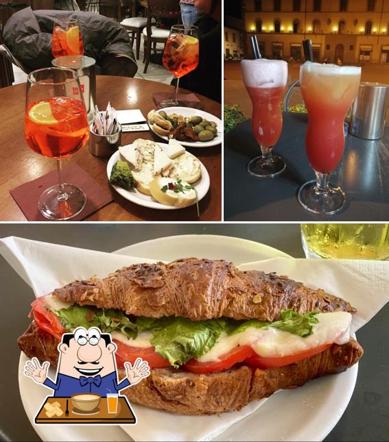 La cibo e alcol del ristorante