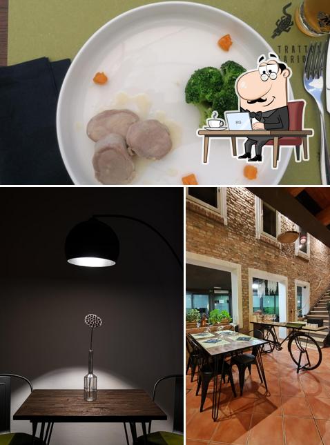 Tra le varie cose da Antica Trattoria da Mario si possono trovare la interni e cibo