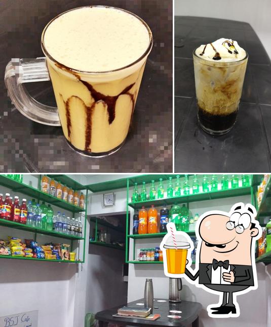 Enjoy a beverage at BSJ Cafe