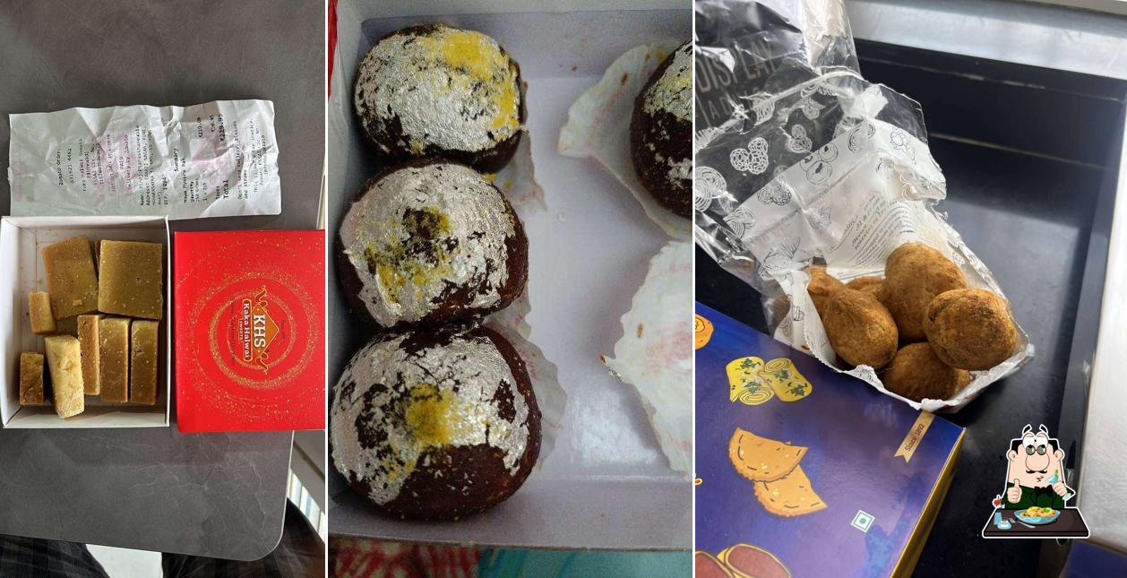 Food at Kaka Halwai Sweets
