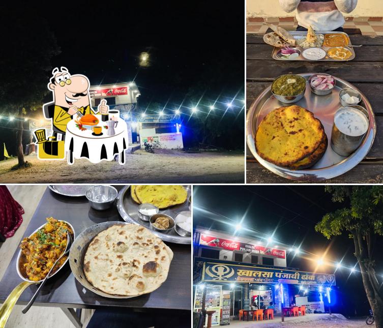 Food at Khaira Punjabi Dhaba