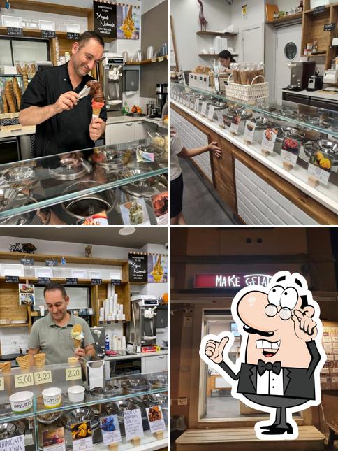 Dai un'occhiata agli interni di Ma Ke Gelato! Gelateria Naturale