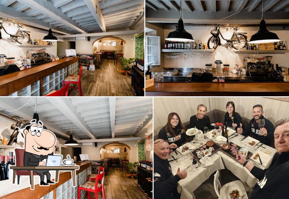 Gli interni di St. Bartholomeo Bistrot Lucca
