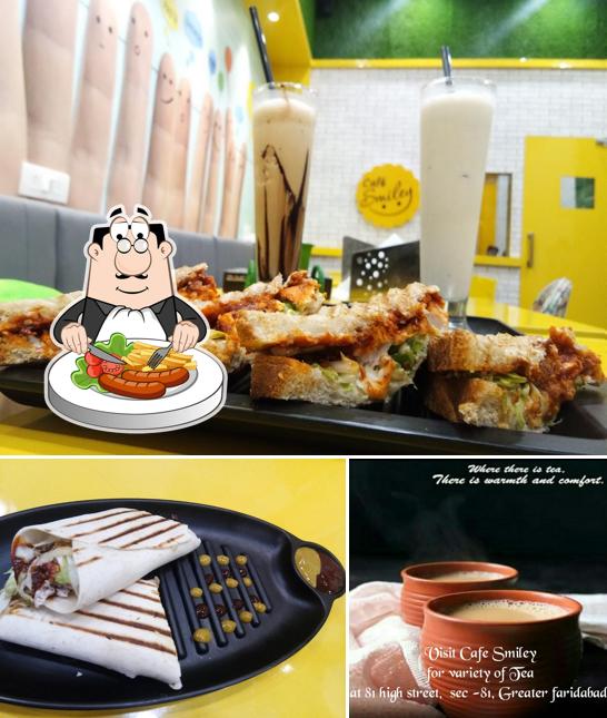 Among various things one can find food and beverage at CAFE SMILEY 2.0 - The Family Restaurant Best cafe and Restaurant in Faridabad Private Party Space l Unlimited Buffet