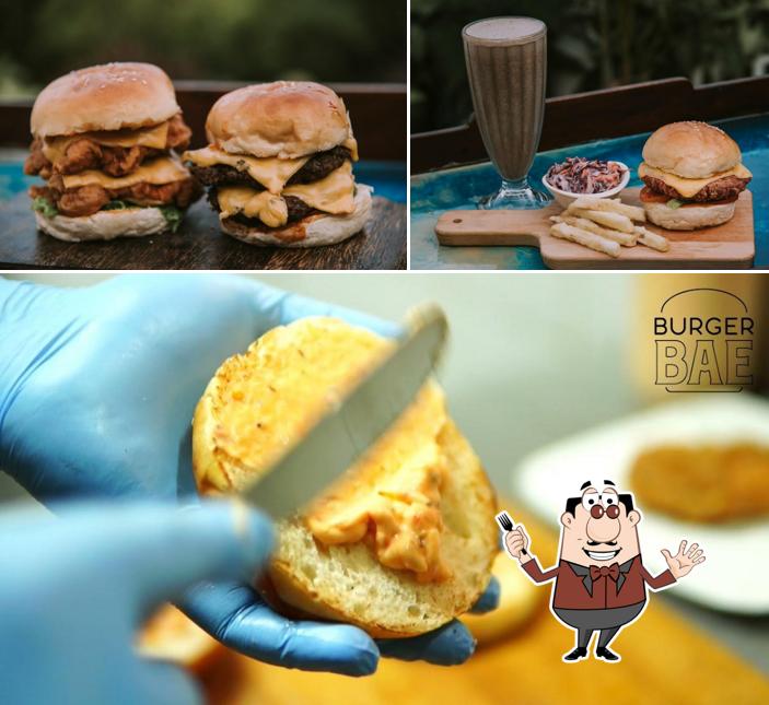 Food at Burger Bae
