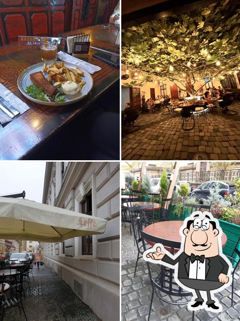 Installez-vous à l'une des tables de Drunken Rat