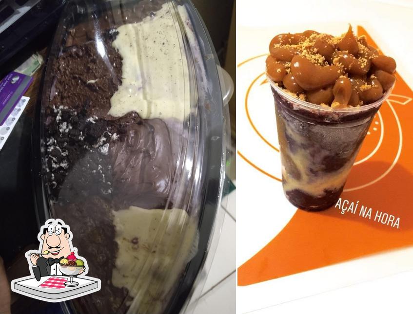 Açaí na Hora oferece uma escolha de sobremesas