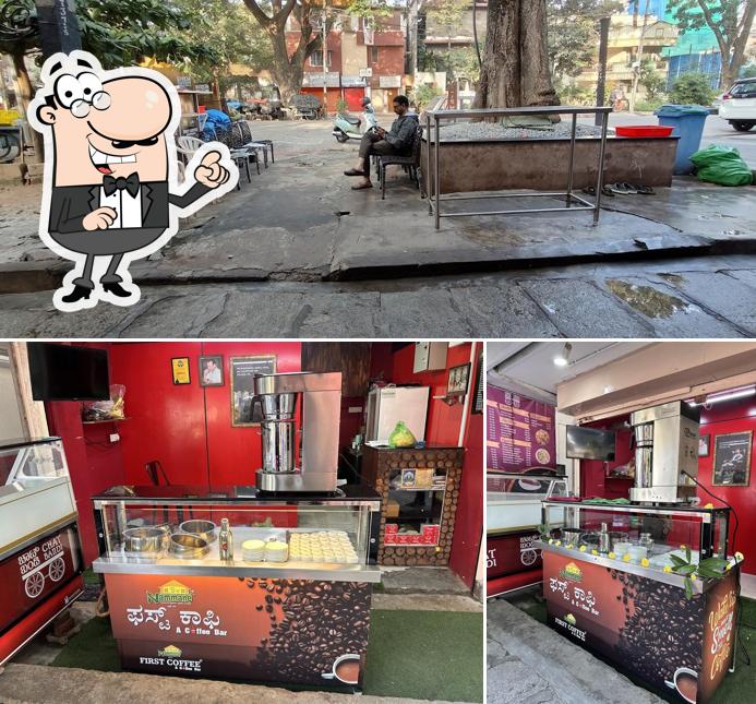 The interior of FIRST COFFEE